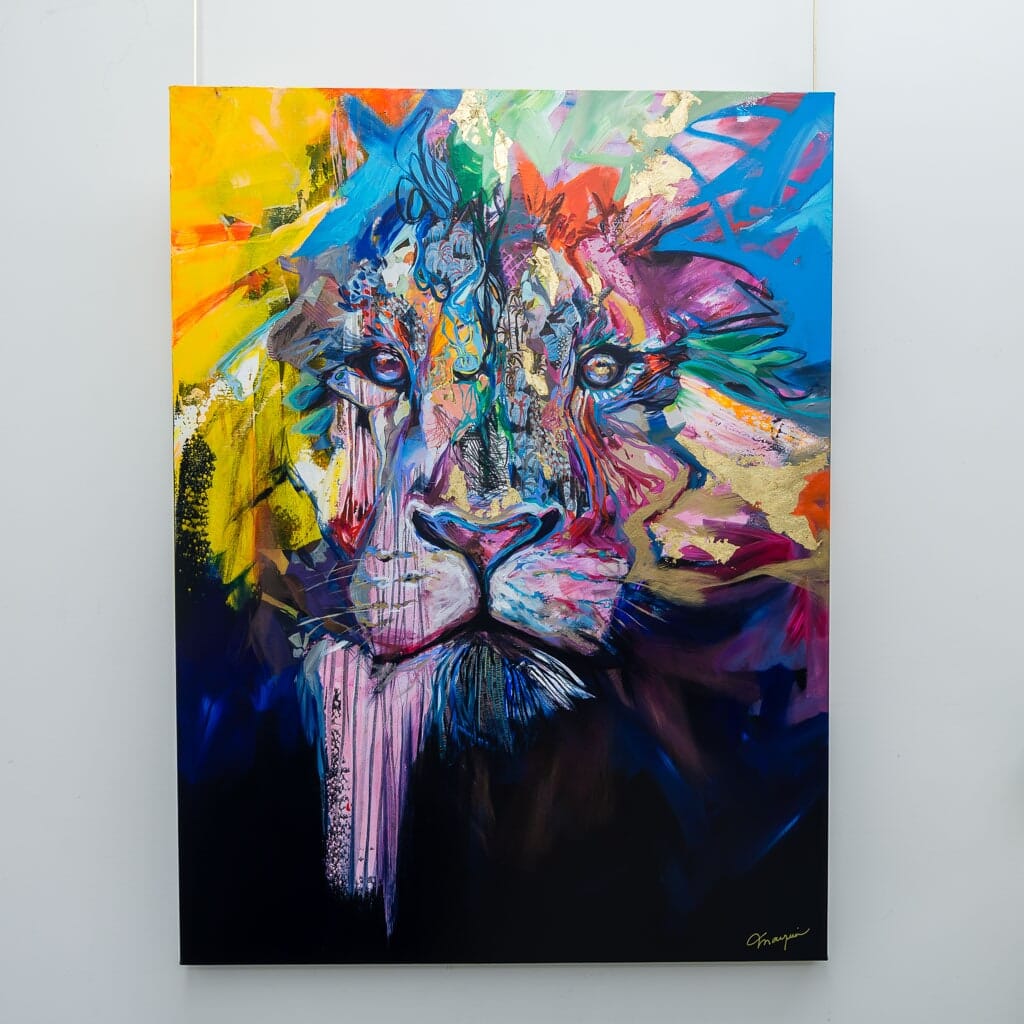 The Majestic | 48" x 36" Mixed Media on Canvas Annabelle Marquis