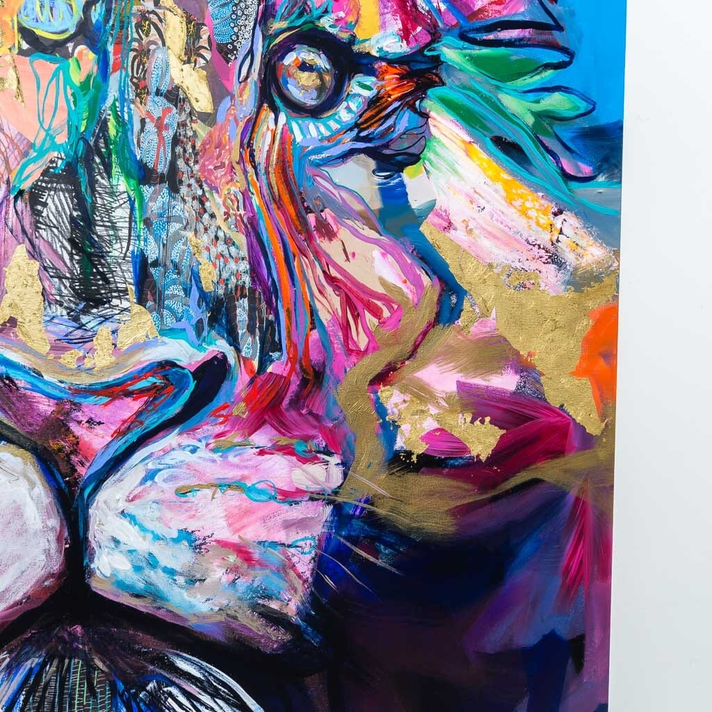 The Majestic | 48" x 36" Mixed Media on Canvas Annabelle Marquis