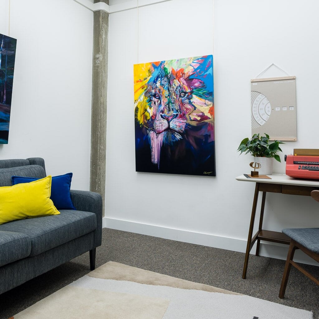 The Majestic | 48" x 36" Mixed Media on Canvas Annabelle Marquis