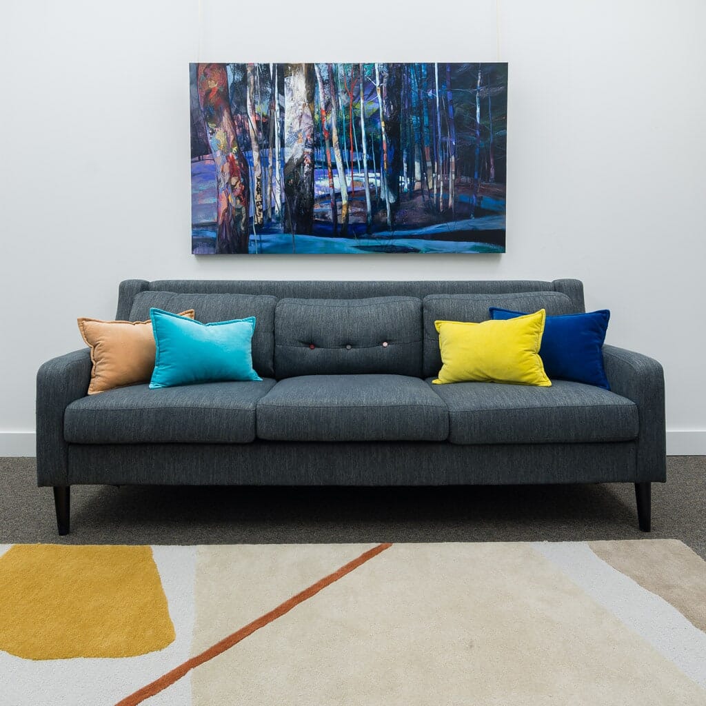 La forêt hercynienne | 36" x 60" Mixed Media on Canvas Annabelle Marquis