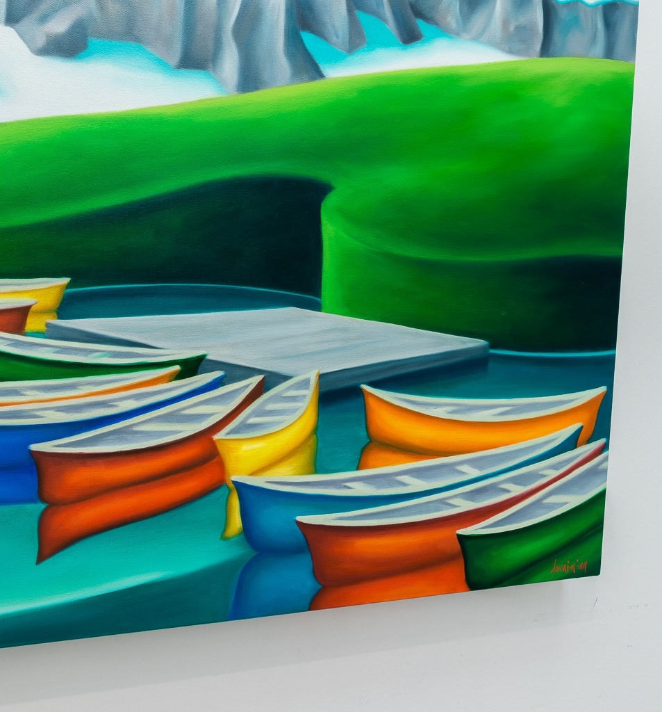 Rainless Rainbow | 36" x 48" Oil on Canvas Dana Irving