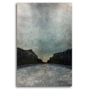 Distant Vantage | 46.5" x 30.5" mixed media on panel David Graff