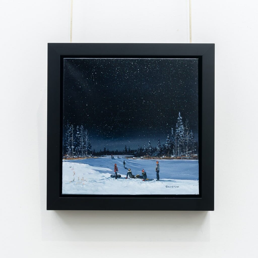 Just resting | 12" x 12" Oil on Canvas Peter Shostak