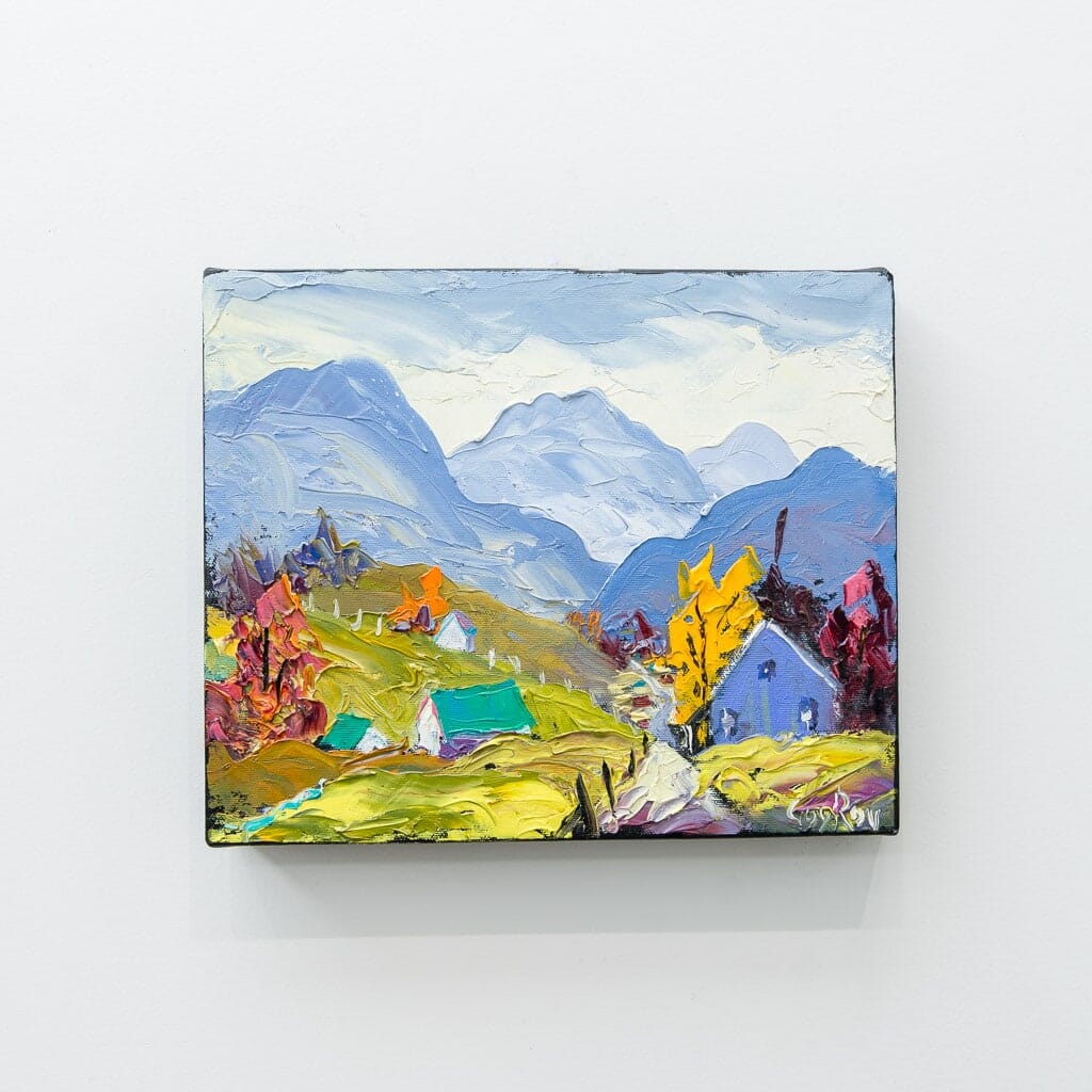 Les Montagnes | 10" x 12" Oil on Canvas Guy Roy