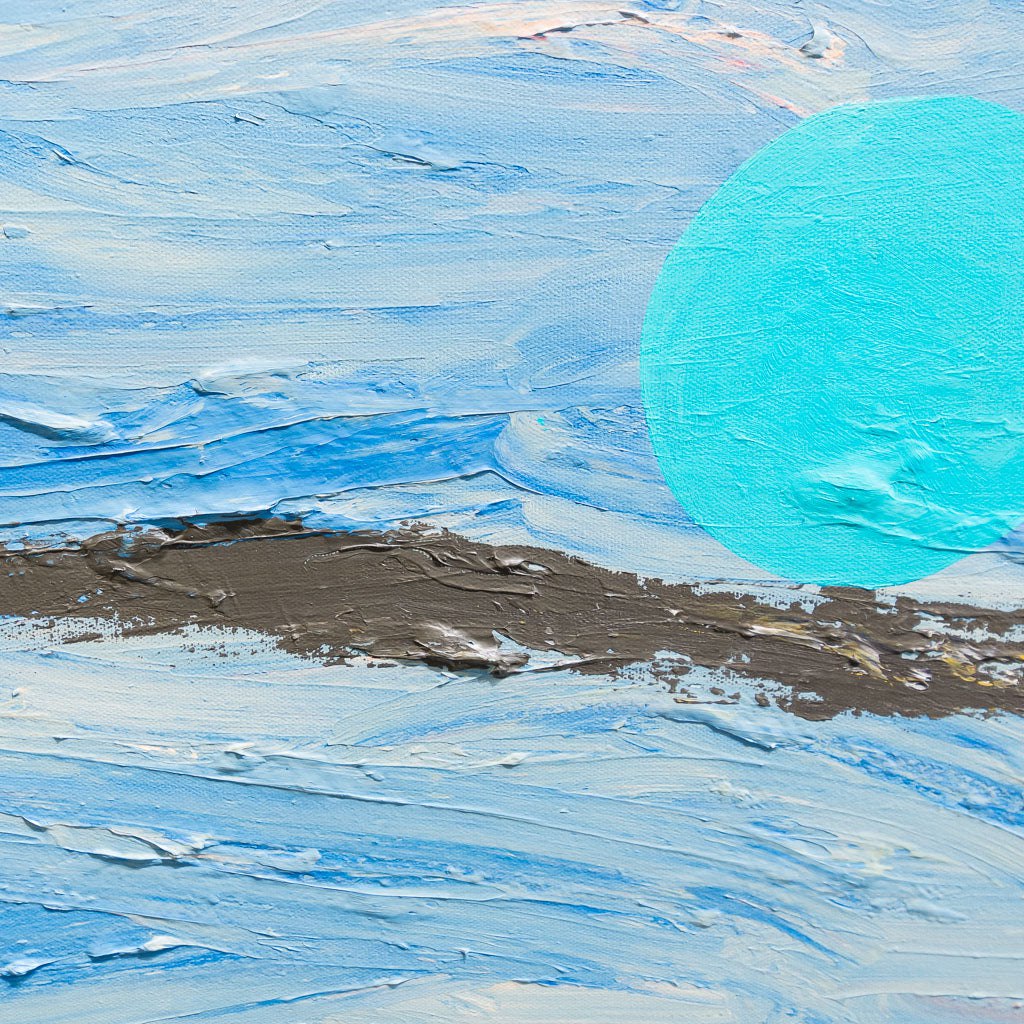 Splash | 12" x 60" Acrylic on Canvas Irene Klar
