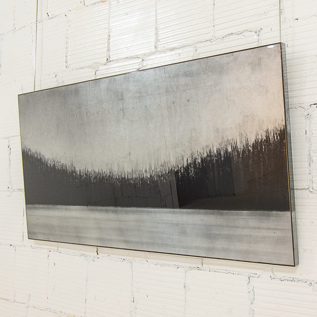 Standing Witness | 32" x 63" mixed media on panel David Graff