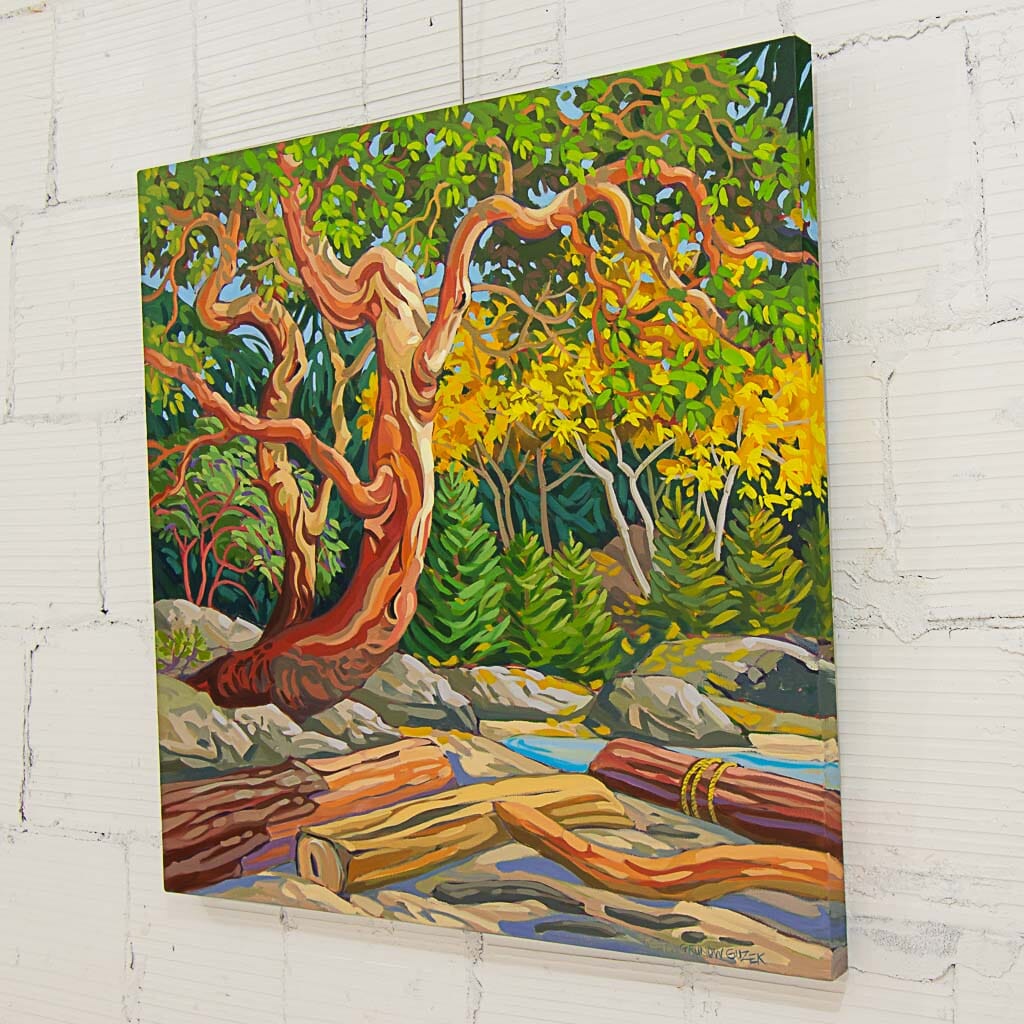 Osmosis | 40" x 40" Acrylic on Canvas Greta Guzek
