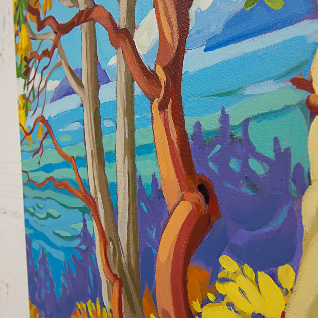 Walking Slowly | 30" x 24" Acrylic on Canvas Greta Guzek