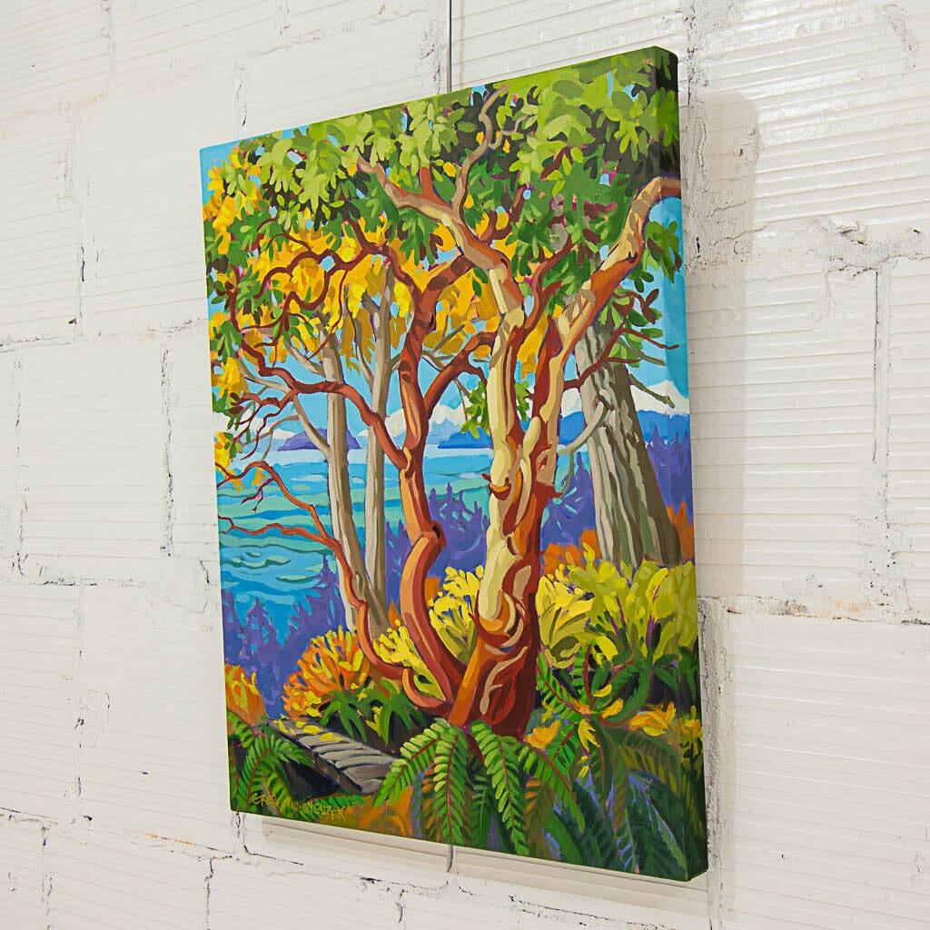 Walking Slowly | 30" x 24" Acrylic on Canvas Greta Guzek
