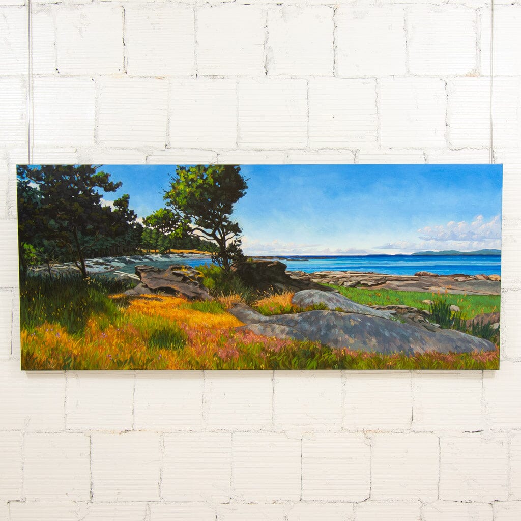 July | 36" x 84" Acrylic on Canvas Steven Armstrong