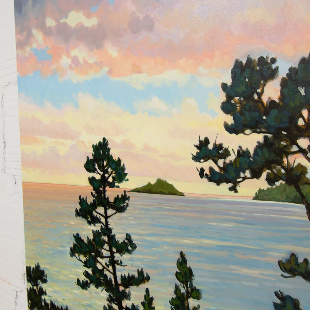 October | 48" x 96" Acrylic on Canvas Steven Armstrong