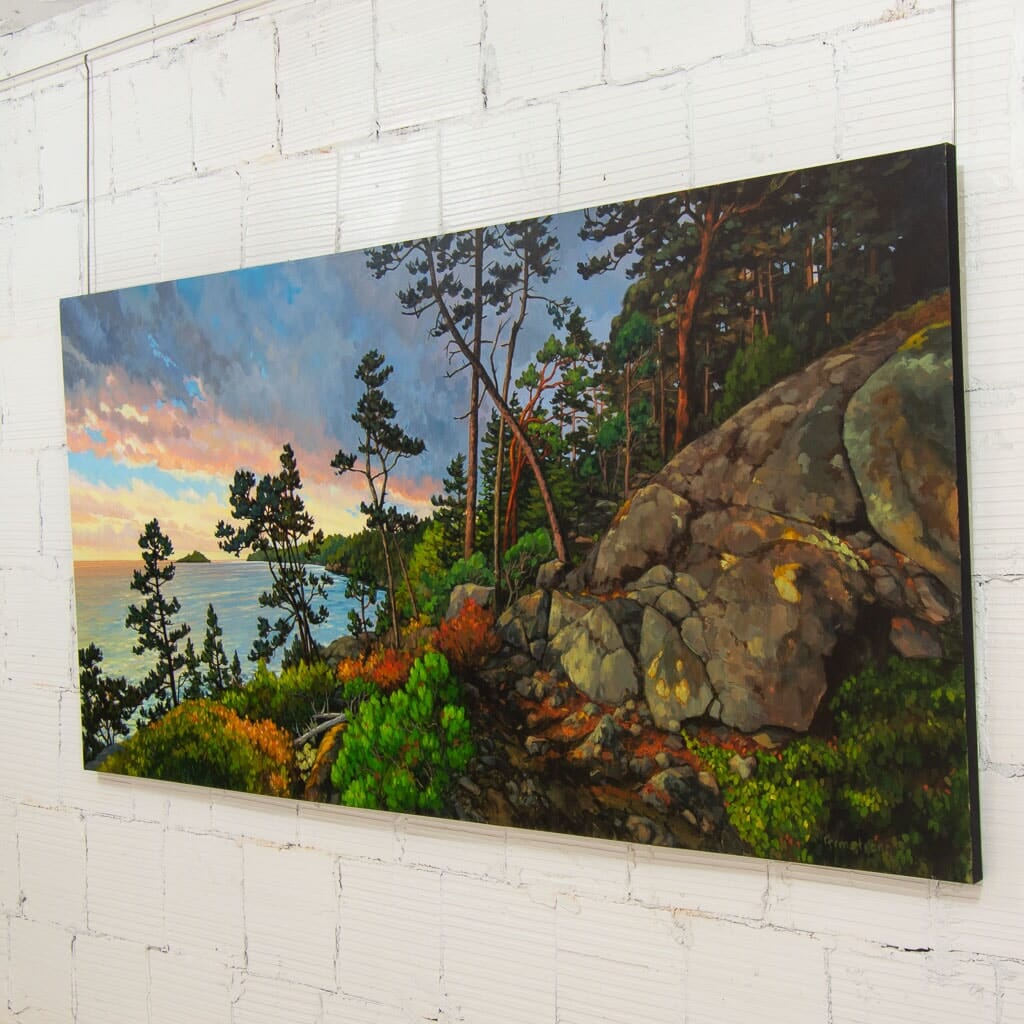 October | 48" x 96" Acrylic on Canvas Steven Armstrong