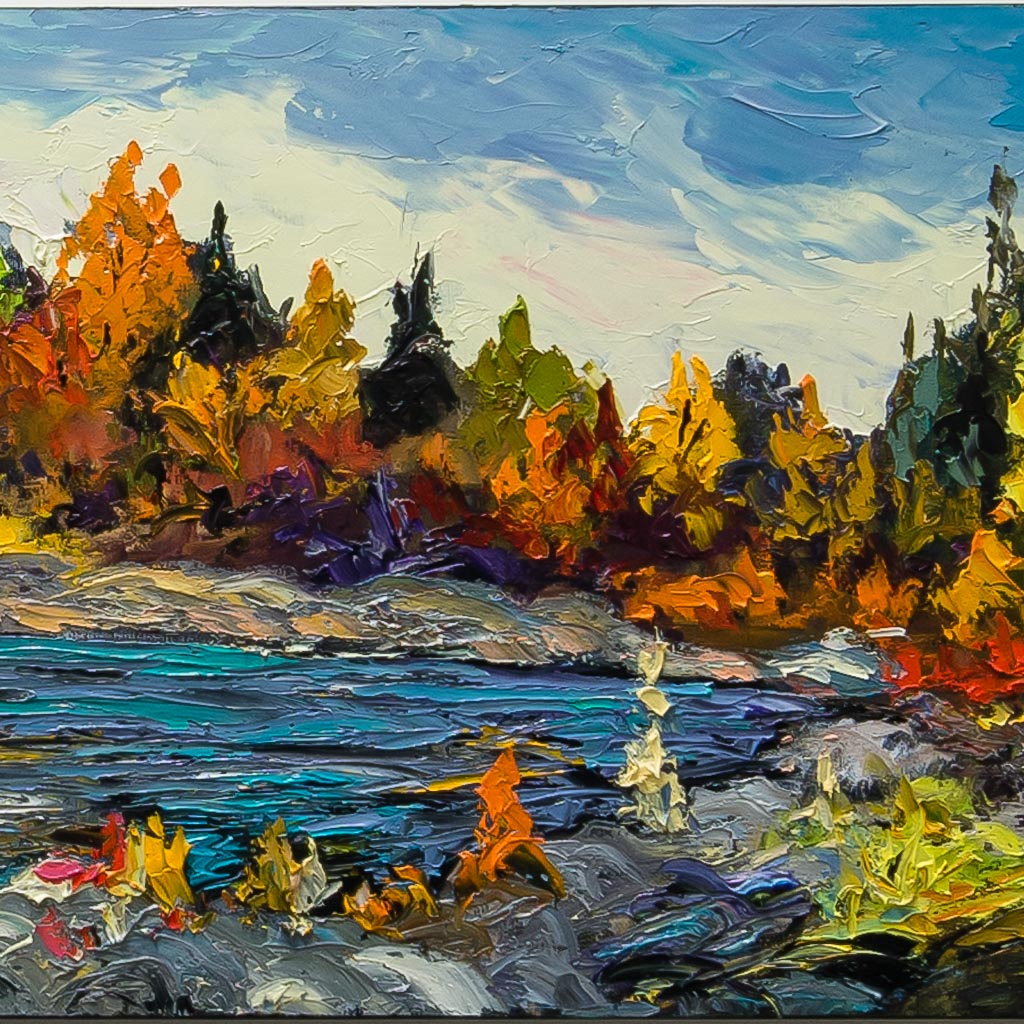 Cap Aux Oies | 18" x 72" Oil on Canvas Guy Roy