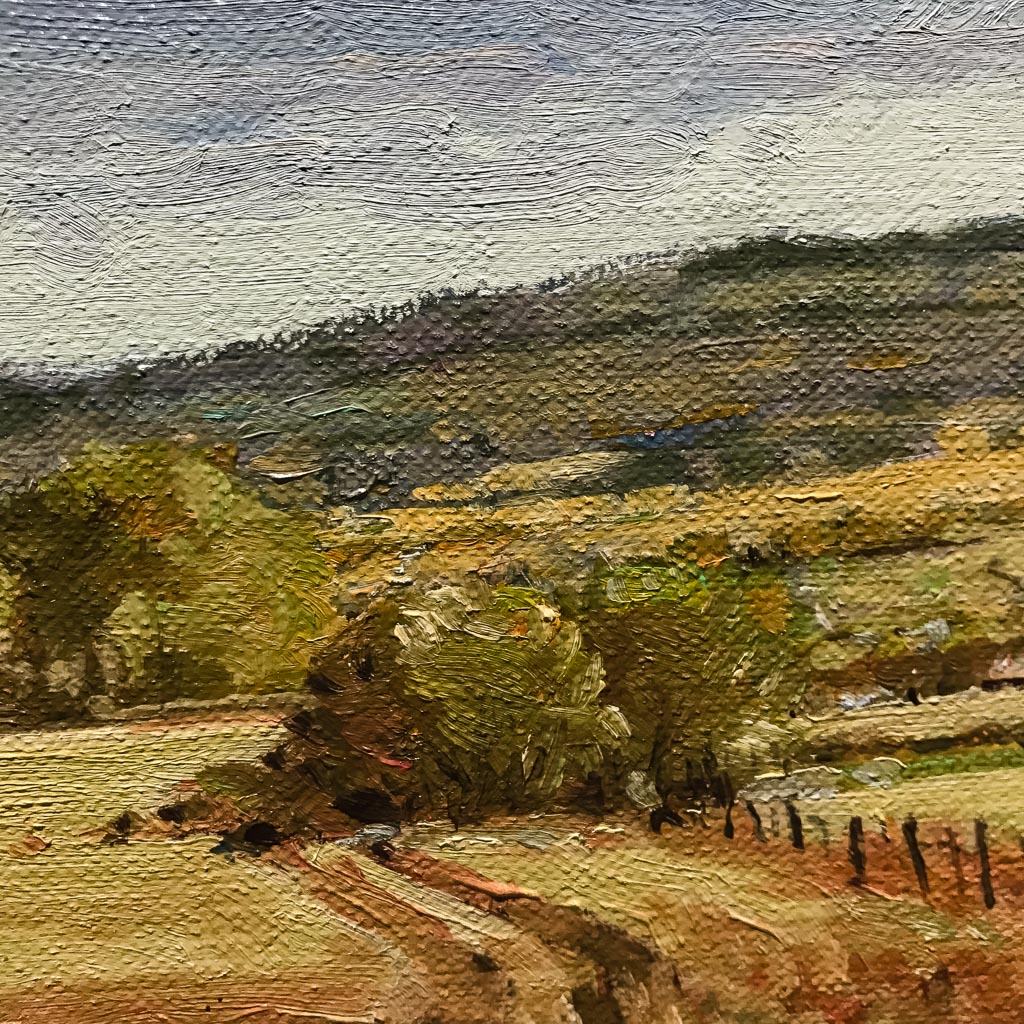 Cool autumn day | 6" x 8" Oil on Board Peter Shostak