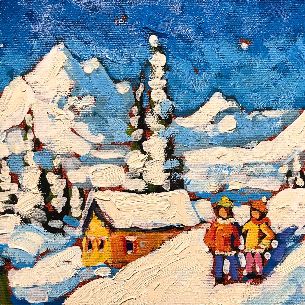 Crescent Moon | 36" x 24" Oil on Canvas Rod Charlesworth