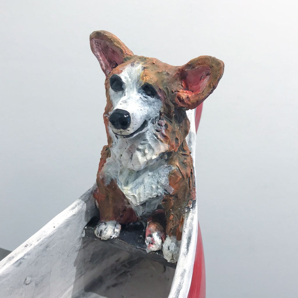 Charles considered his legacy | 10" x 23" x 5" Ceramic Elaine Brewer-White