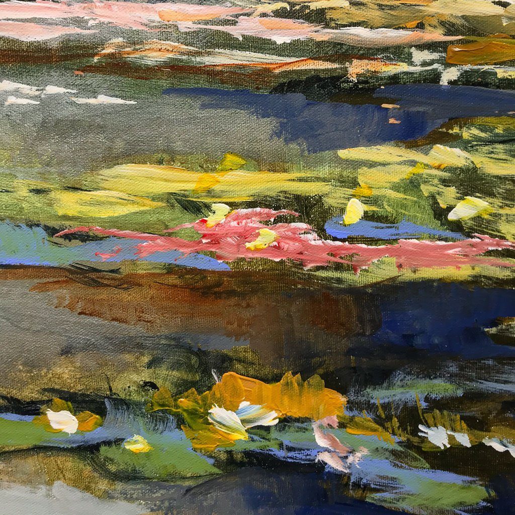 Étang 30 | 48" x 42" Acrylic on Canvas Sacha Barrette