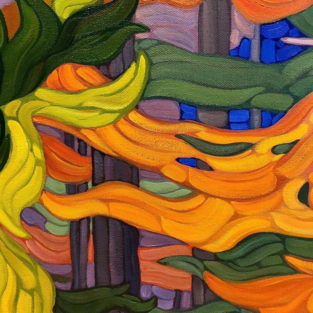 Hogging the Limelight | 30" x 40" Oil on Canvas Mary Ann Laing