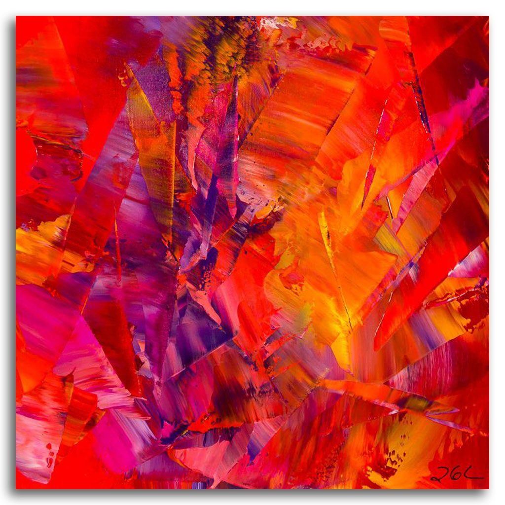 Horizon #4 | 20" x 20" Acrylic on Canvas Jean-Gabriel Lambert
