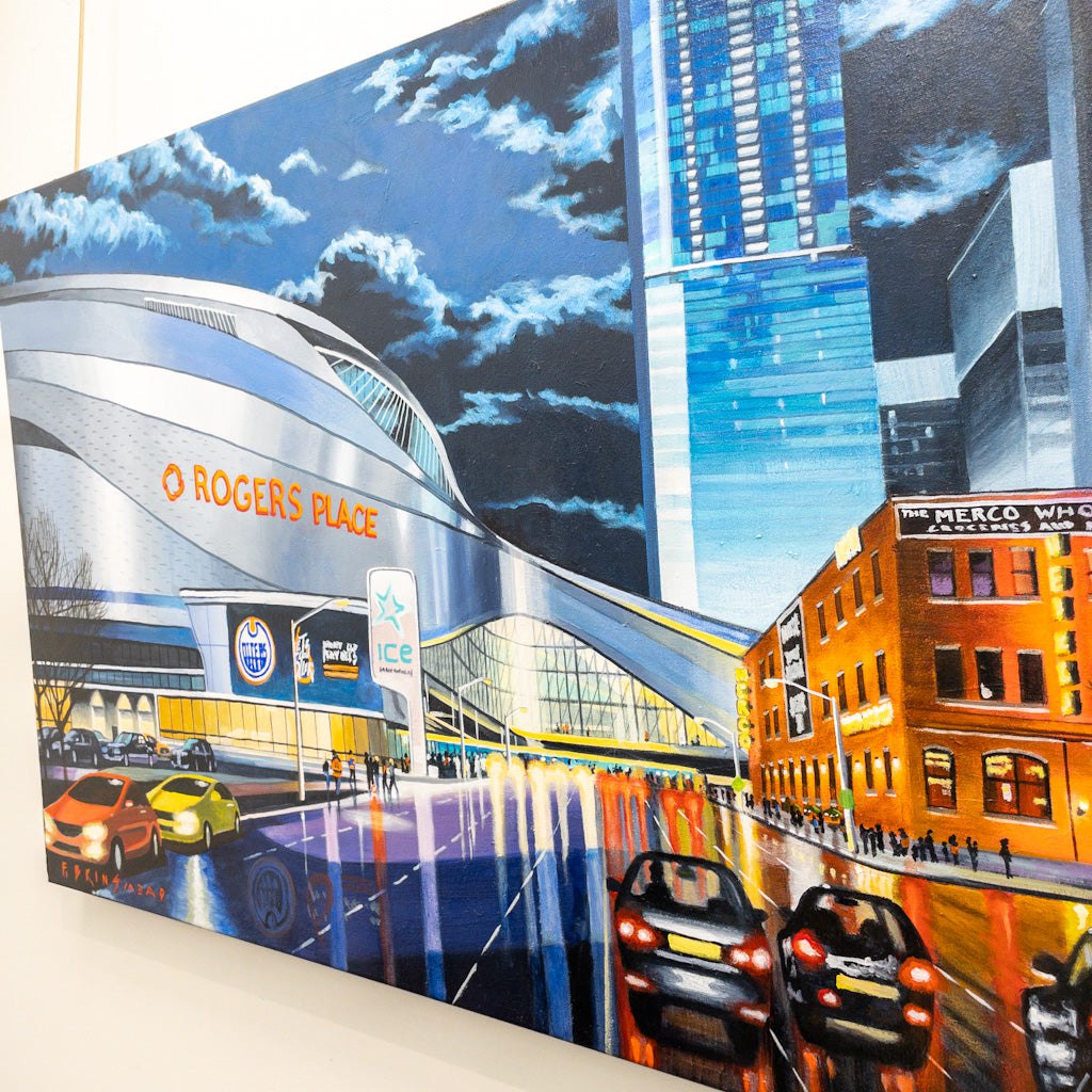 Game Night IV | 30" x 48" Acrylic on Canvas Fraser Brinsmead