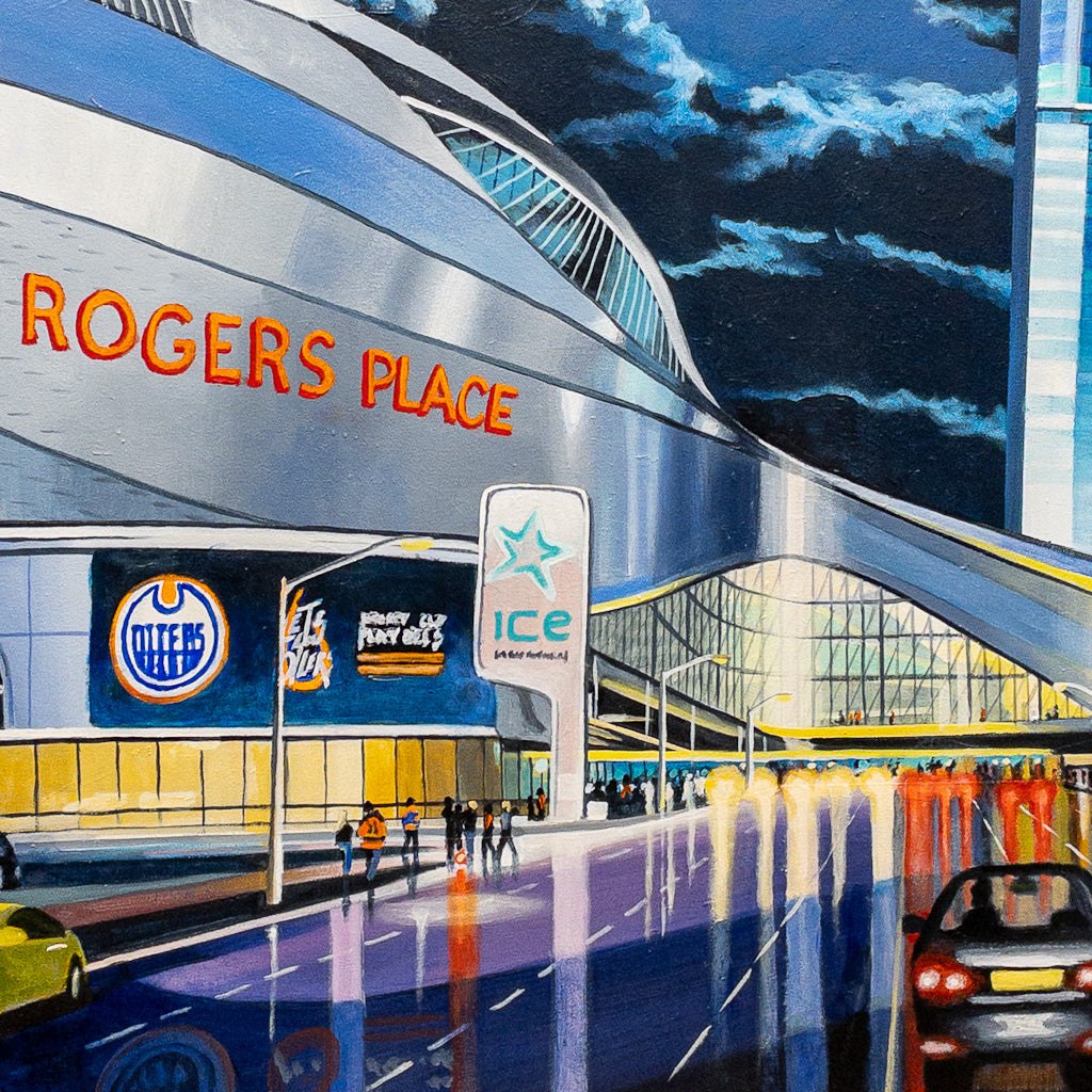 Game Night IV | 30" x 48" Acrylic on Canvas Fraser Brinsmead