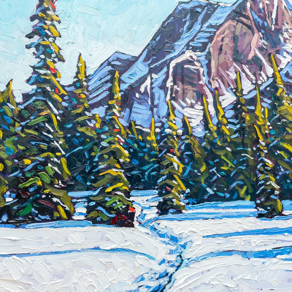 Alberta Mountains | 30" x 40" Oil on Canvas Ryan Sobkovich