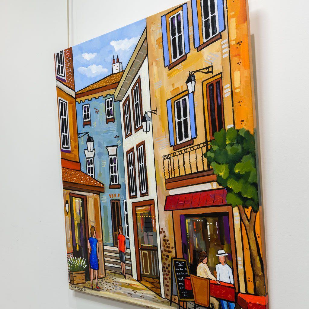 Italian Charm | 36" x 30" Acrylic on Canvas Alain Bédard