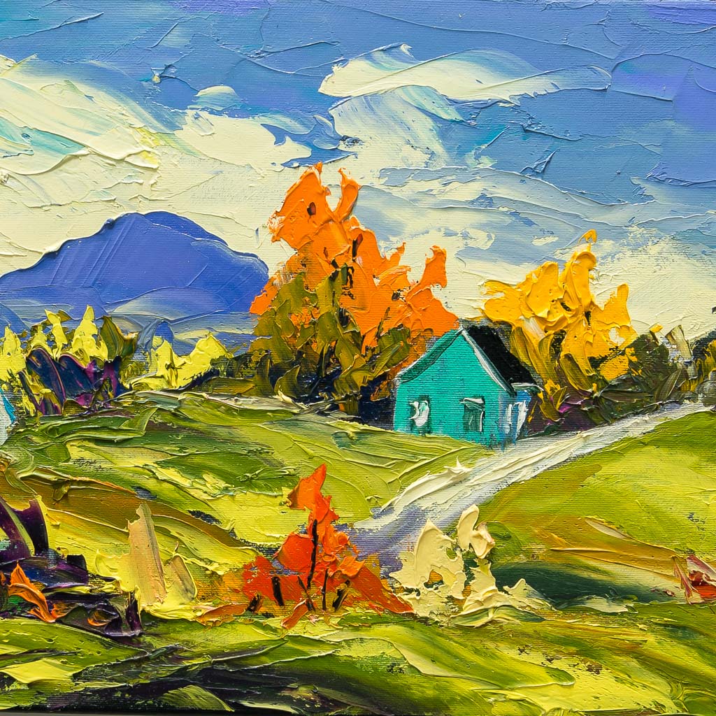 La Campaone | 12" x 48" Oil on Canvas Guy Roy