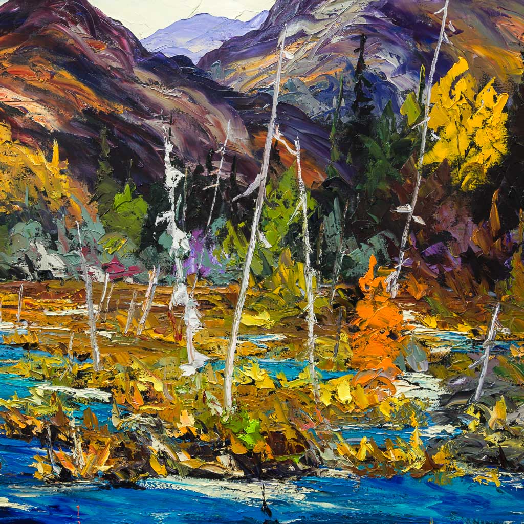 Le Marais L'Automne | 48" x 60" Oil on Canvas Guy Roy