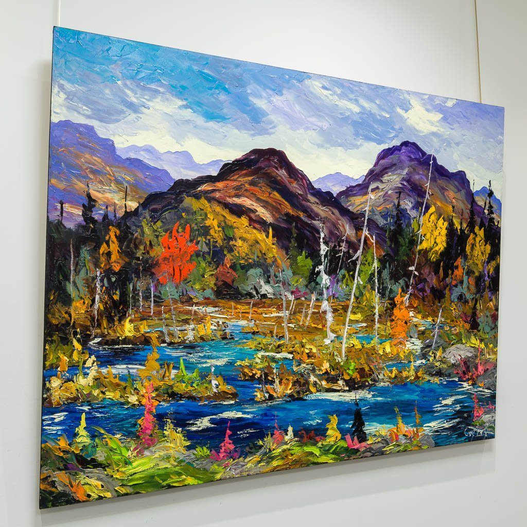 Le Marais L'Automne | 48" x 60" Oil on Canvas Guy Roy