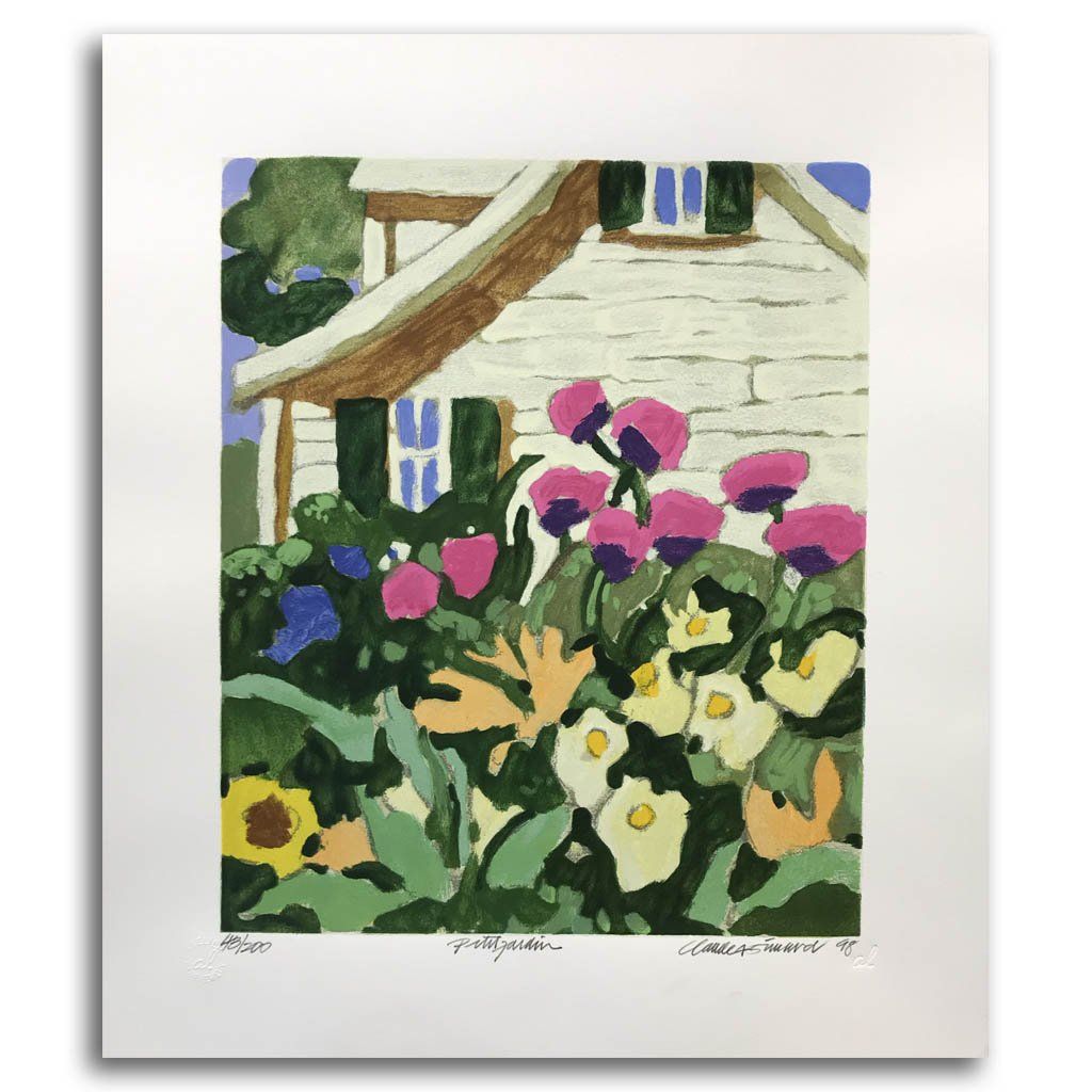 Petite Jardin Serigraph Claude A Simard