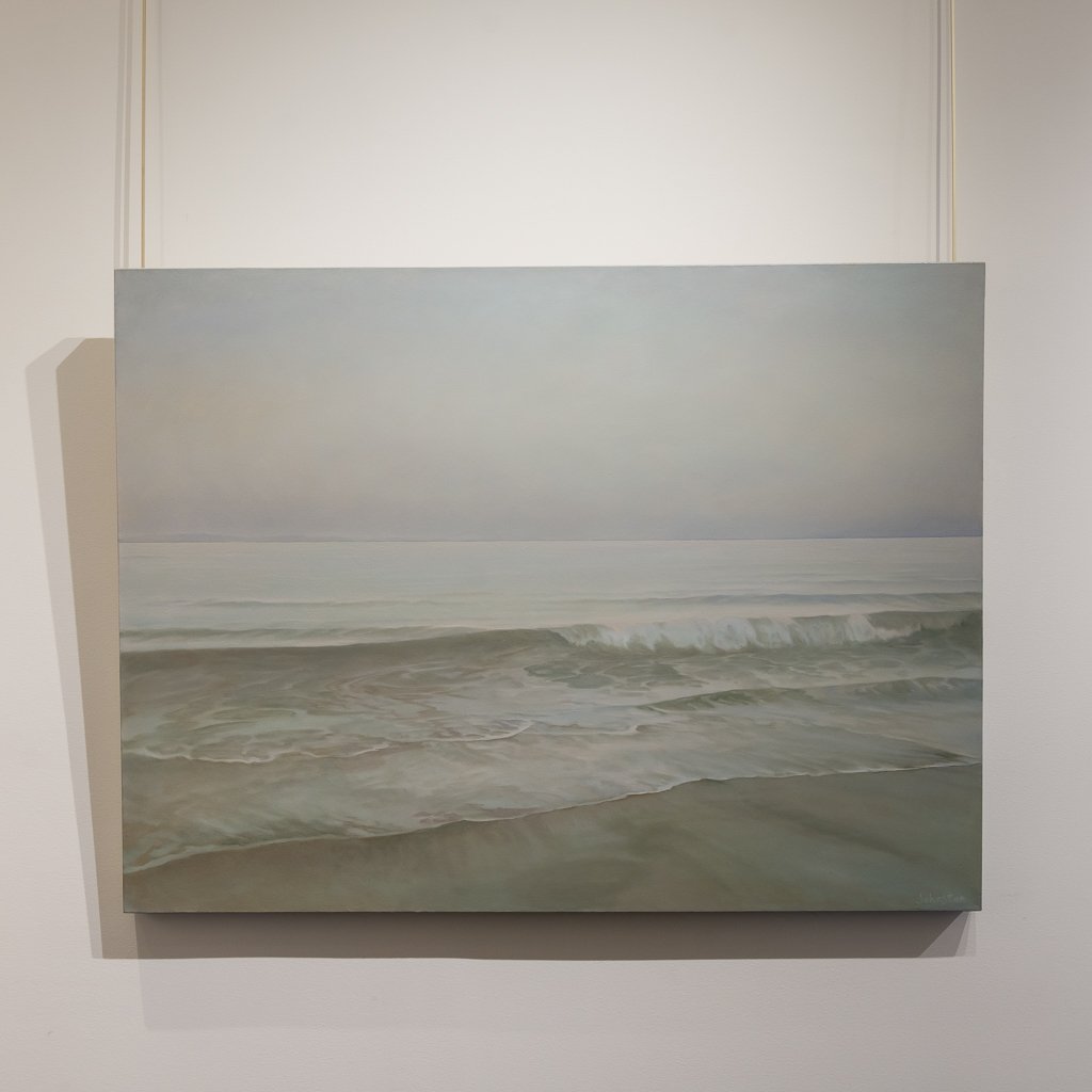 Schooner Beach #2 | 36&quot; x 48&quot; Oil on Canvas Patricia Johnston