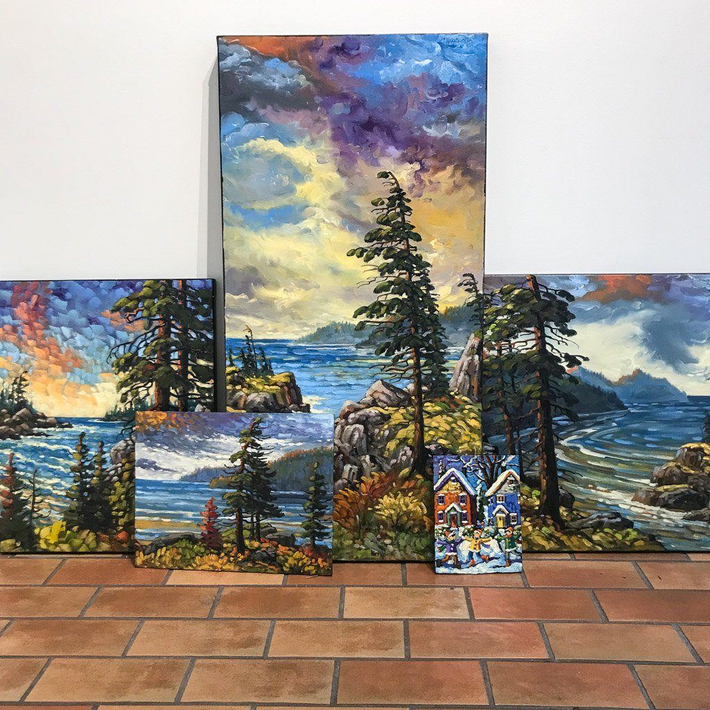 New West Coast Paintings From Rod Charlesworth!