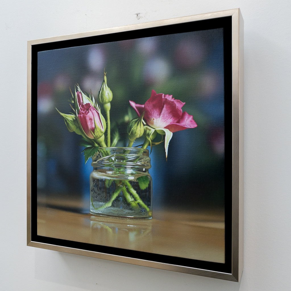 Rose Blossom Preserve | 12&quot; x 12&quot; Acrylic on Canvas Glen Semple
