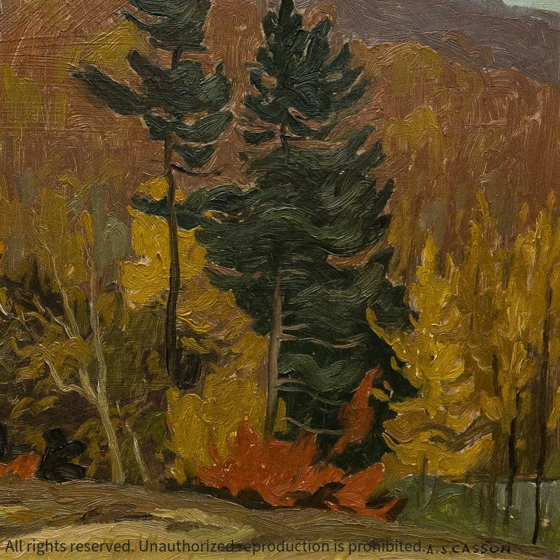 Autumn Tapestry, Madawaska River Oil on Canvas West End Gallery