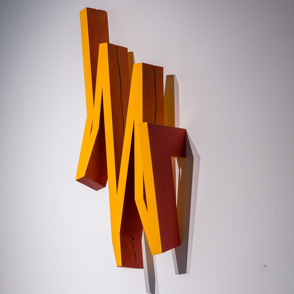 Pine Rider | 36&quot; x 15&quot; x 8&quot; Reclaimed Wood Mixed Media Sculpture Andrew Mirth