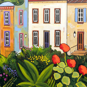 Alain Bédard Charming Street | 36" x 48" Acrylic on Canvas