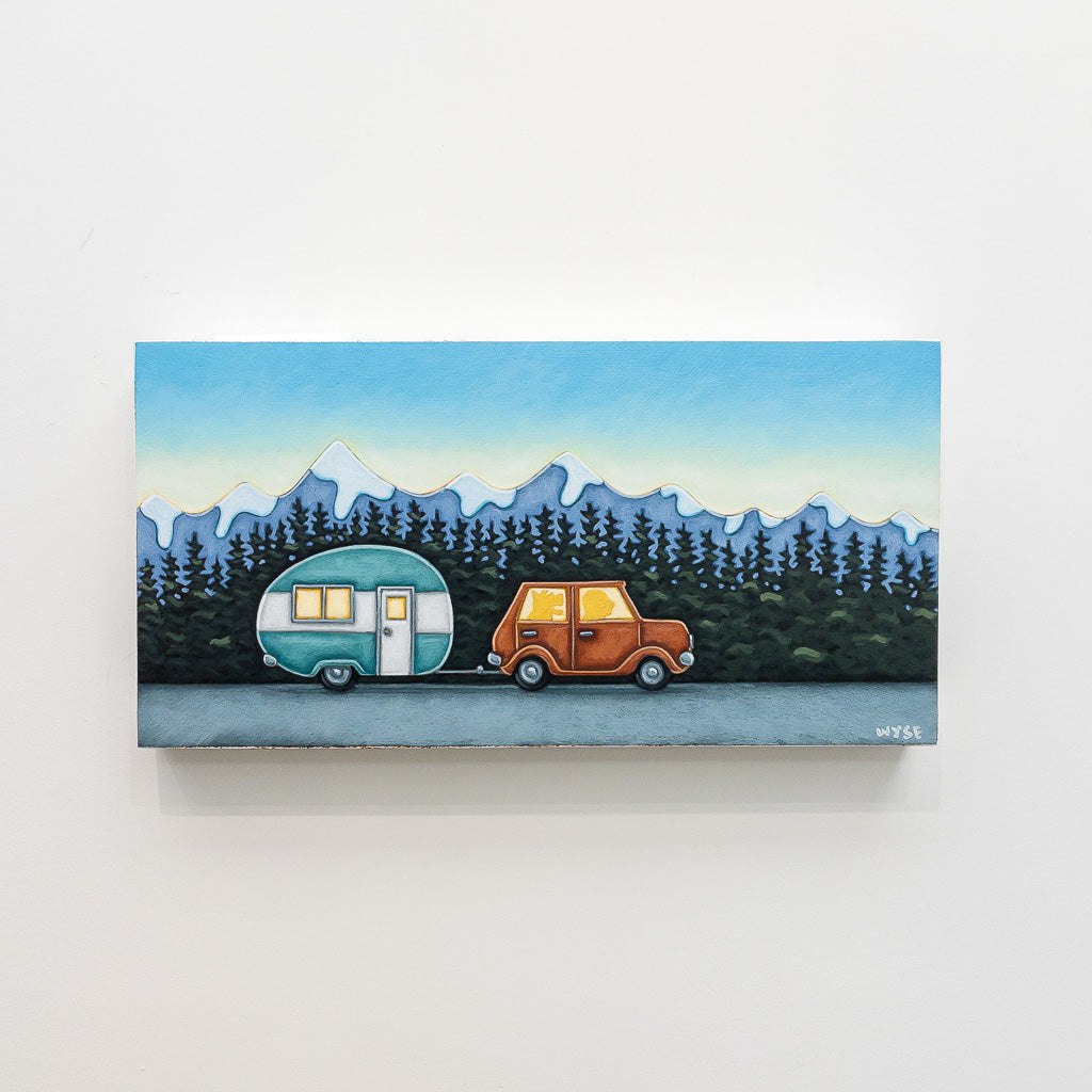 Road Trip | 8" x 16" Acrylic on Birch Panel Peter Wyse