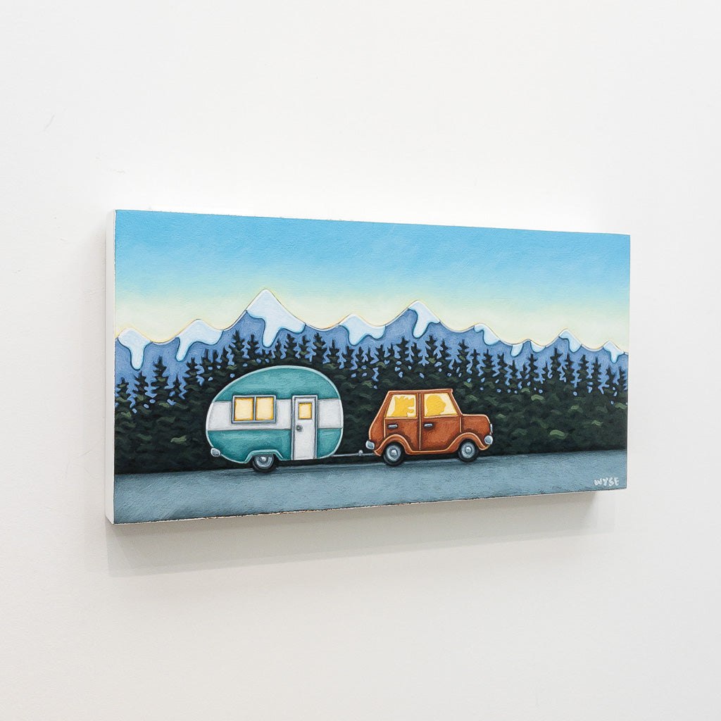 Road Trip | 8" x 16" Acrylic on Birch Panel Peter Wyse