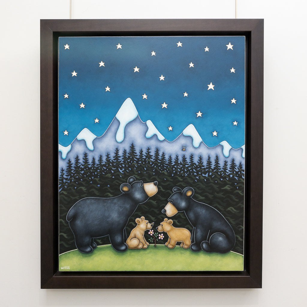 The Alberta Bears | 30&quot; x 24&quot; Acrylic on Birch Panel Peter Wyse