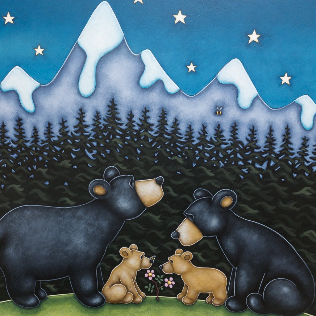 The Alberta Bears | 30" x 24" Acrylic on Birch Panel Peter Wyse