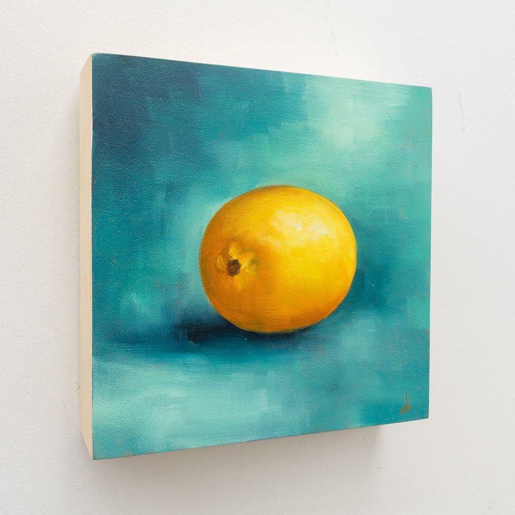 Di Series - Lemon | 6" x 6" Oil on Panel Dana Irving