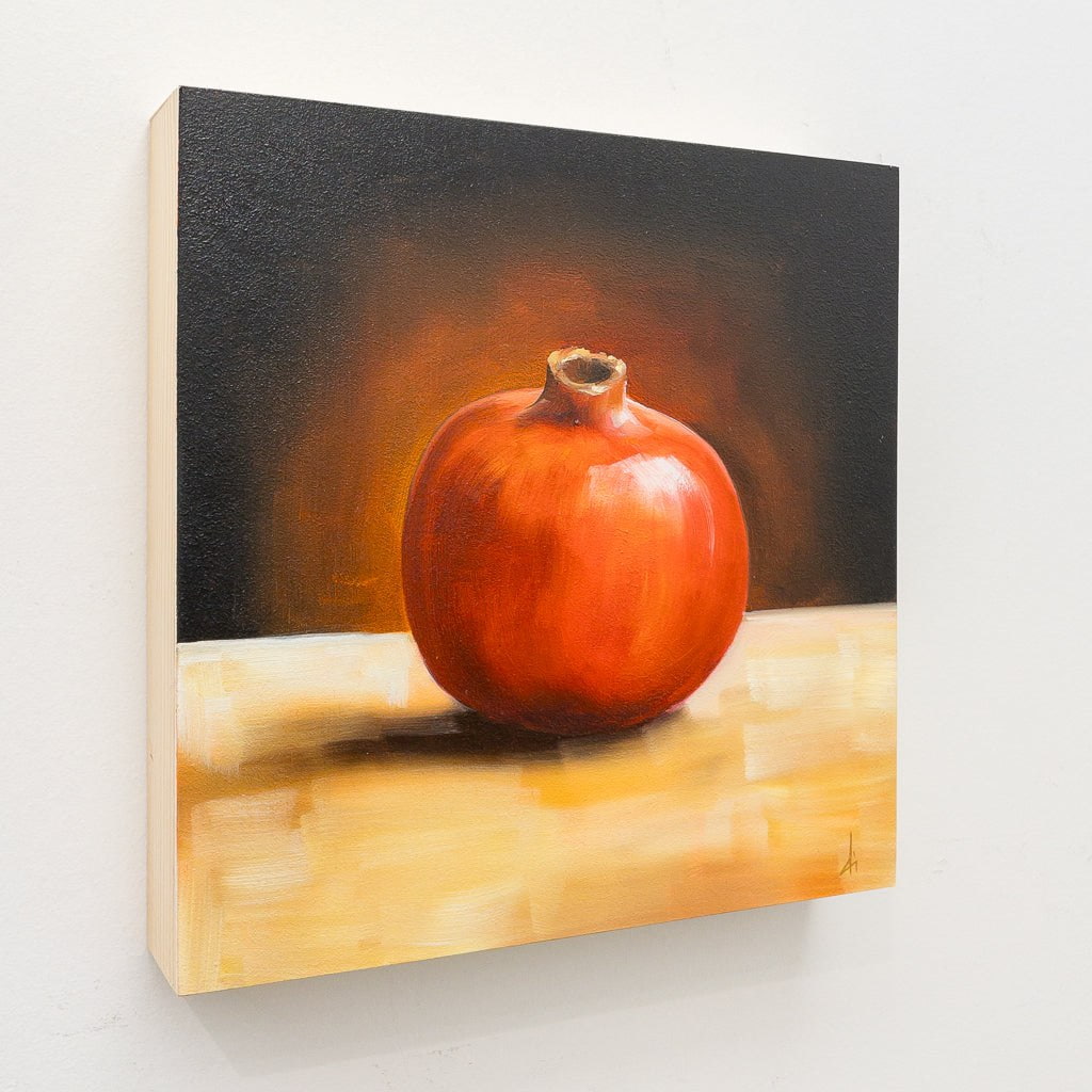 Di Series - Pomegranate | 8" x 8" Oil on Panel Dana Irving