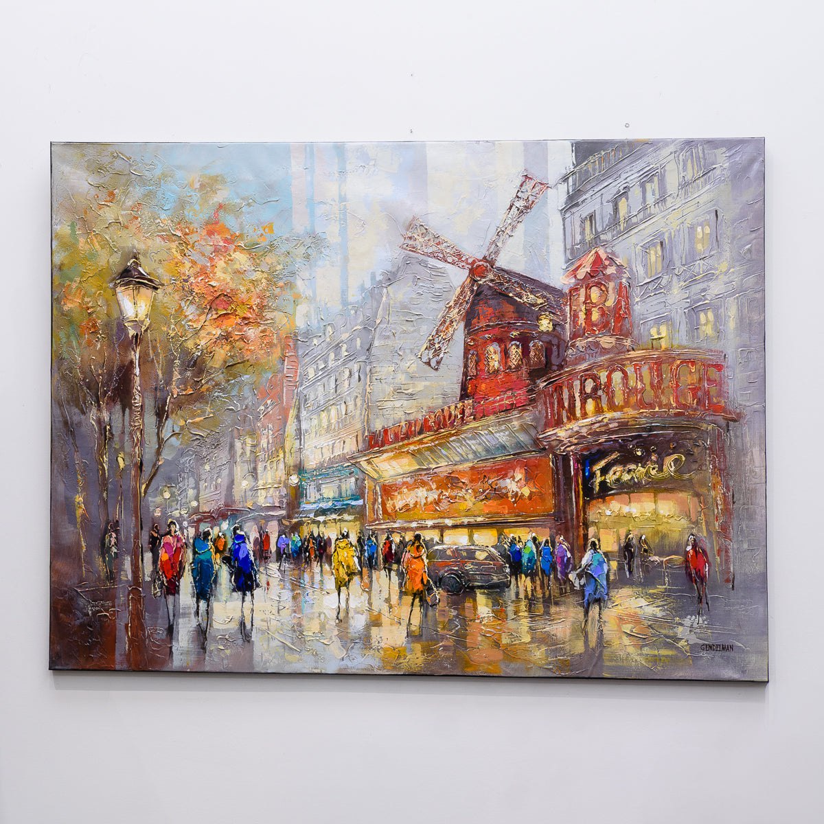 An Icon of Paris | 36" x 48" Acrylic on Canvas Irene Gendelman