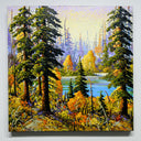 Autumn Pageant | 36" x 36" Oil on Canvas Rod Charlesworth