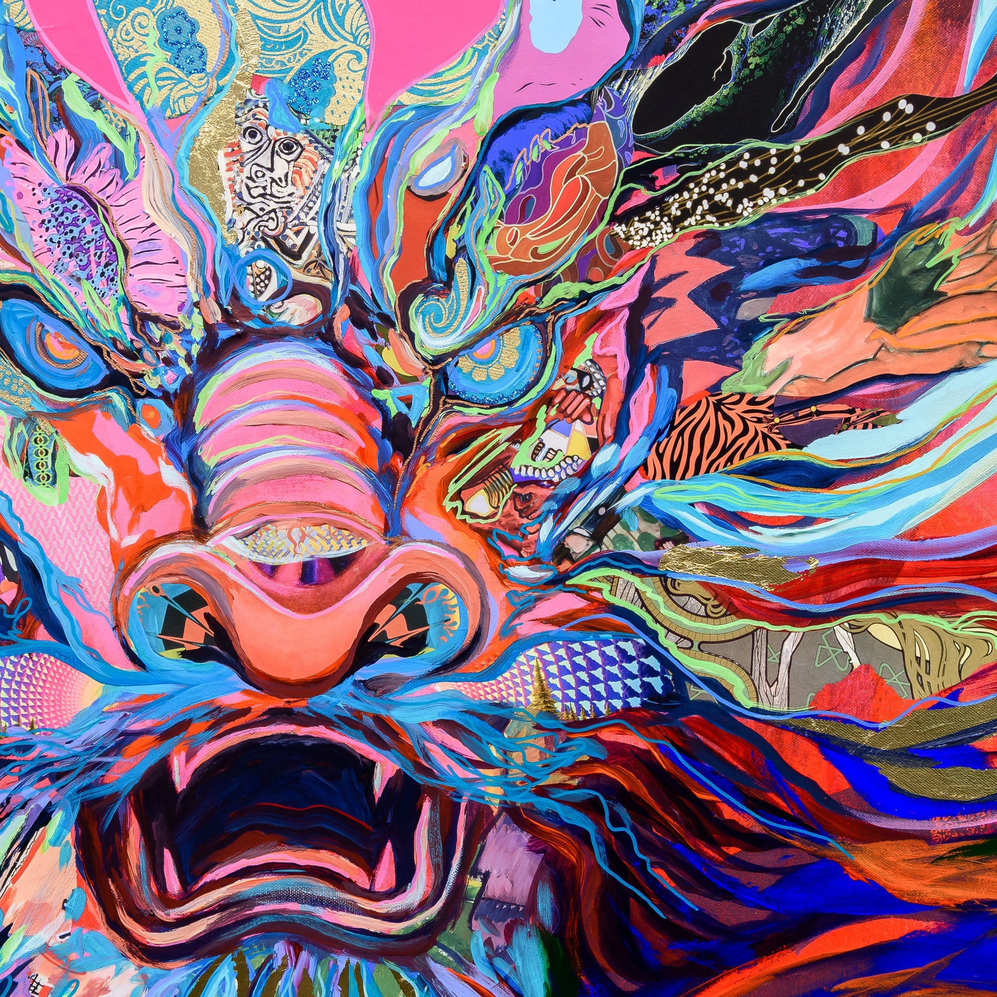 Celestial Dragon | 60" x 60"