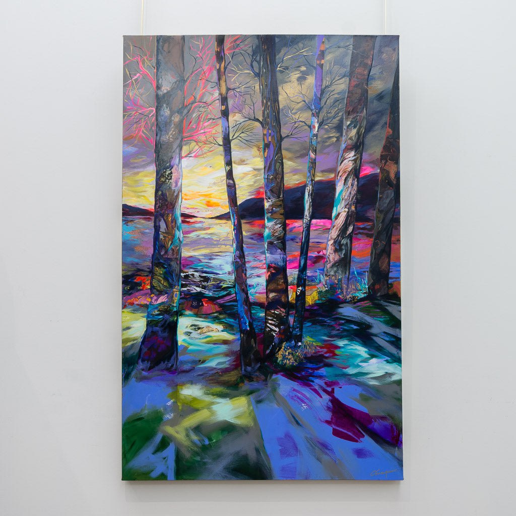 Annabelle Marquis Evening Light | 48" x 30" Mixed Media on Canvas