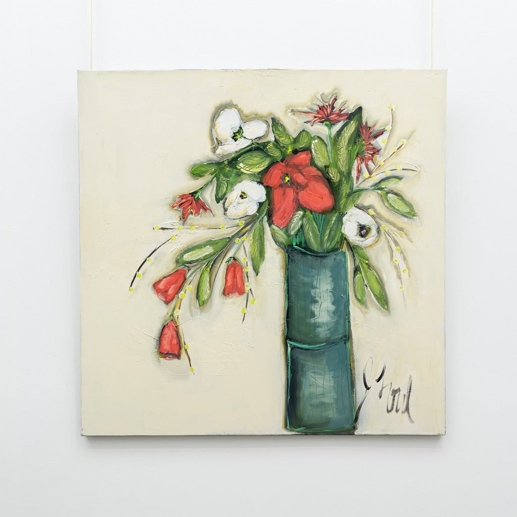 Josée Lord Un peu de folie | 36" x 36" Acrylic on Canvas