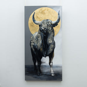 Annabelle Marquis Head of the Field | 60" x 30" Mixed Media on Canvas