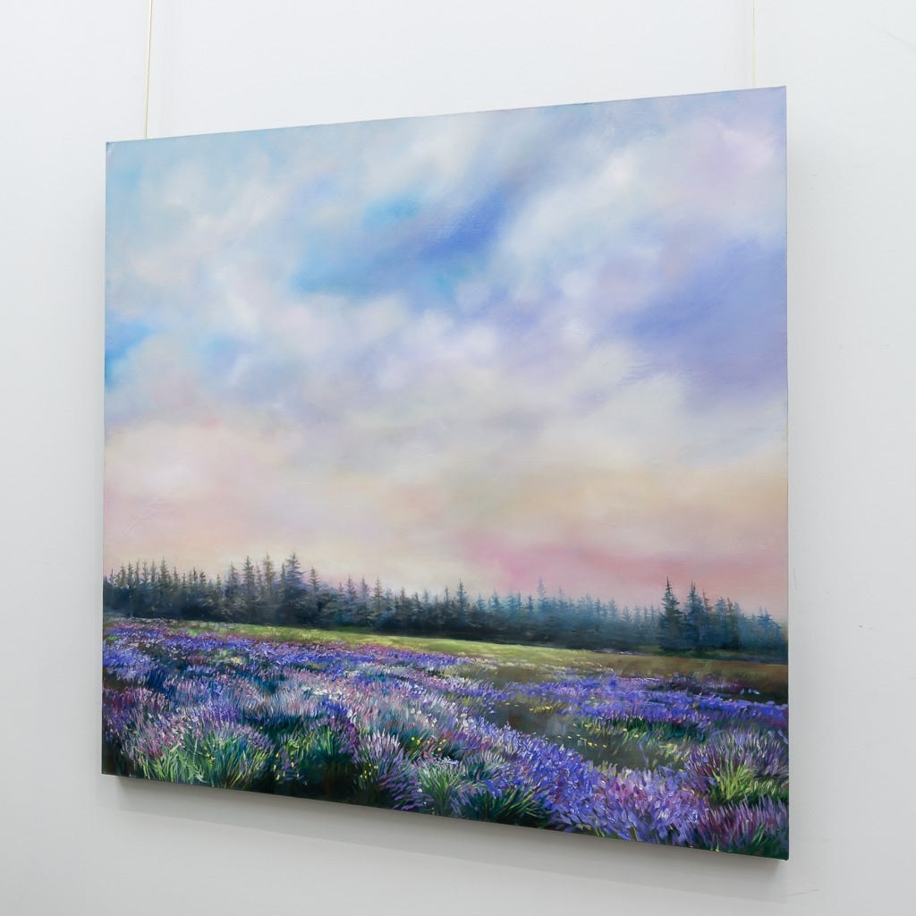 Lavender Skies | 44" x 44" Oil & Mixed Media on Canvas Richard Cole